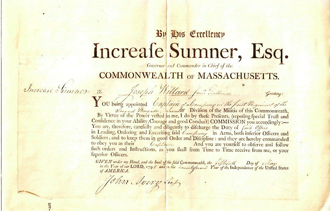 Appointed Captain May 15, 1798