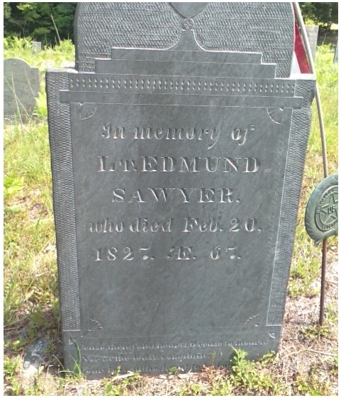 EdmundSawyer d. 1827 Stone